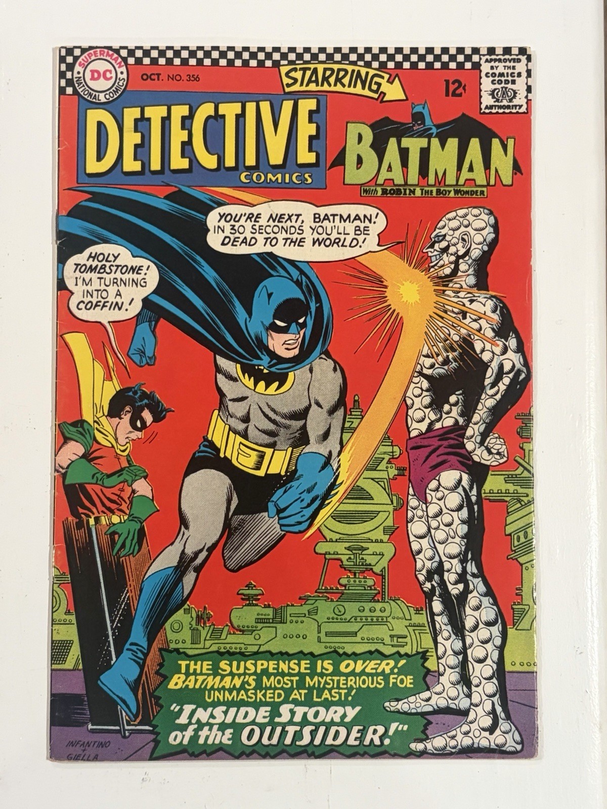 Detective Comics #356/Silver Age DC Comic Book/Batman/FN