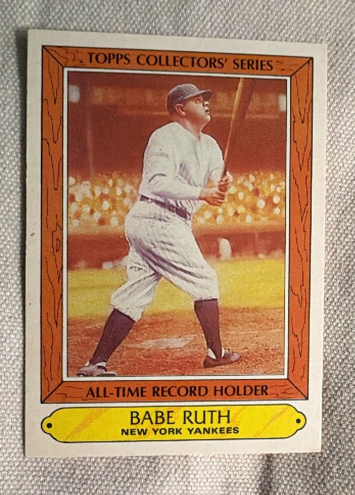 Babe Ruth - 1985 Topps Collectors' Series #31 - Near Mint Condition - Grade 9.8