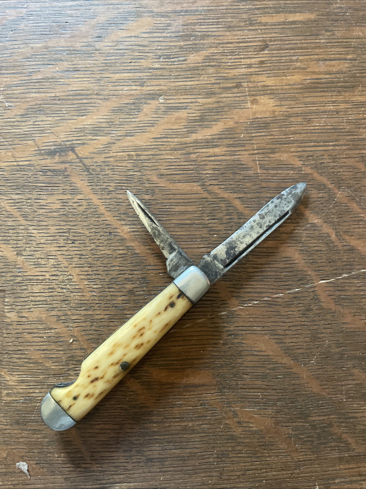 Vintage Camillus New York Usa 33 Pocket Knife Nice