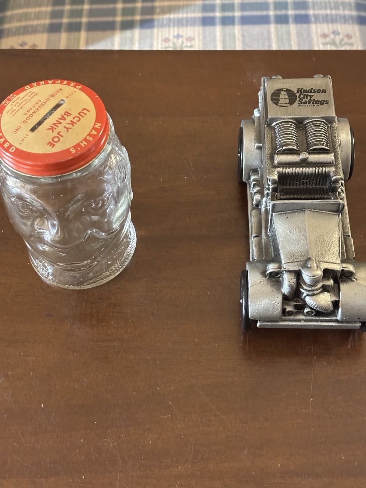 Pair of Collectible Banks. Hudson City Savings Institution and Lucky Joe Bank