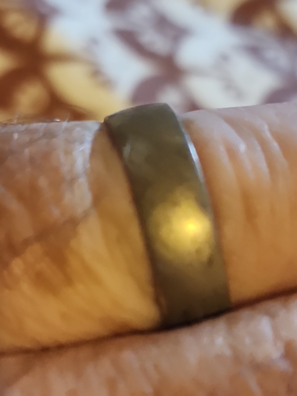Vintage 1918 Liberte Egalite Fraternite Coin WWI Trench Art  Silver Ring Size 8