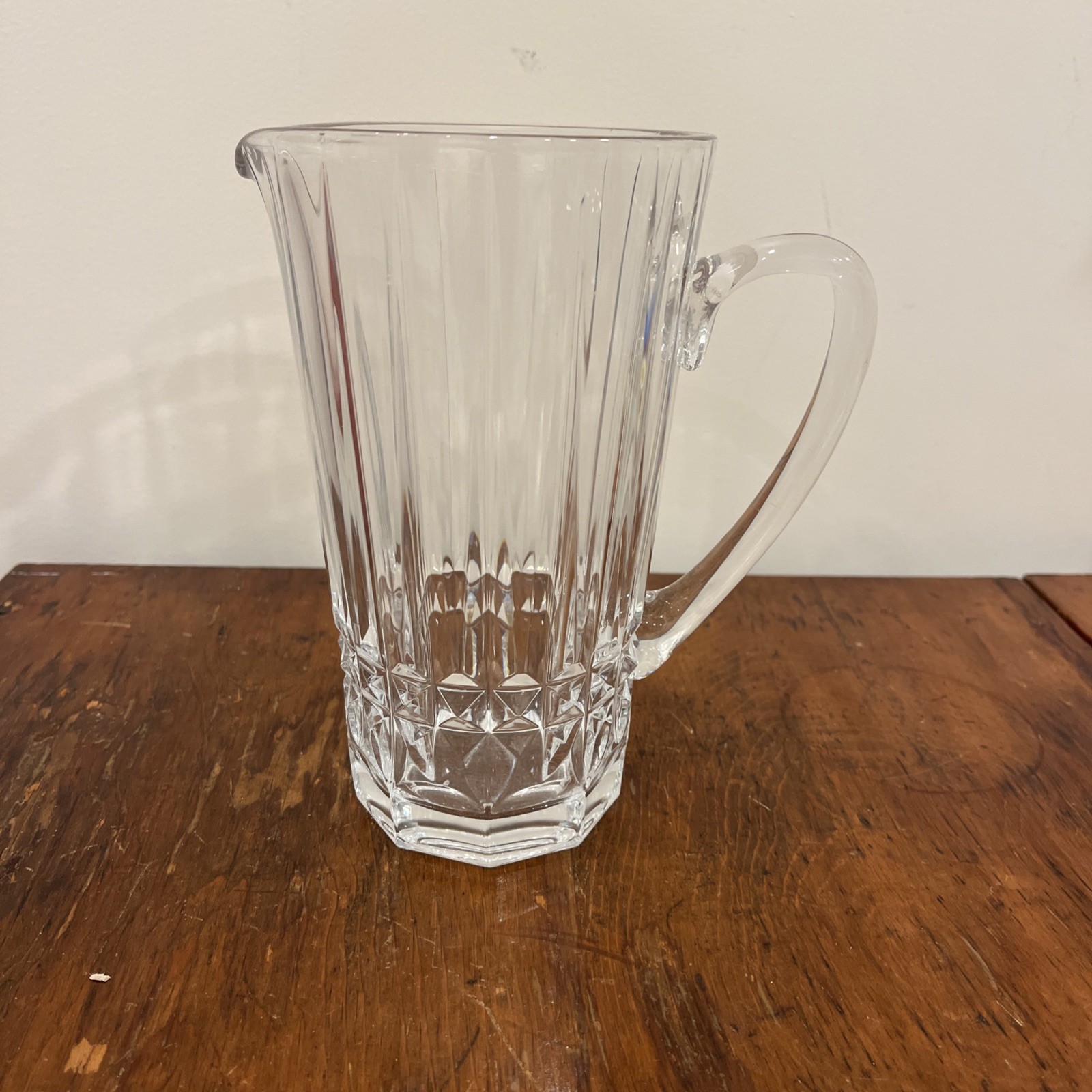 Vintage Antique Circa Mid Century Val Saint Lambert Balmoral Pitcher Excellent Vintage Antique Circa Mid Century Val Saint Lambert Balmoral Pitcher Excellent