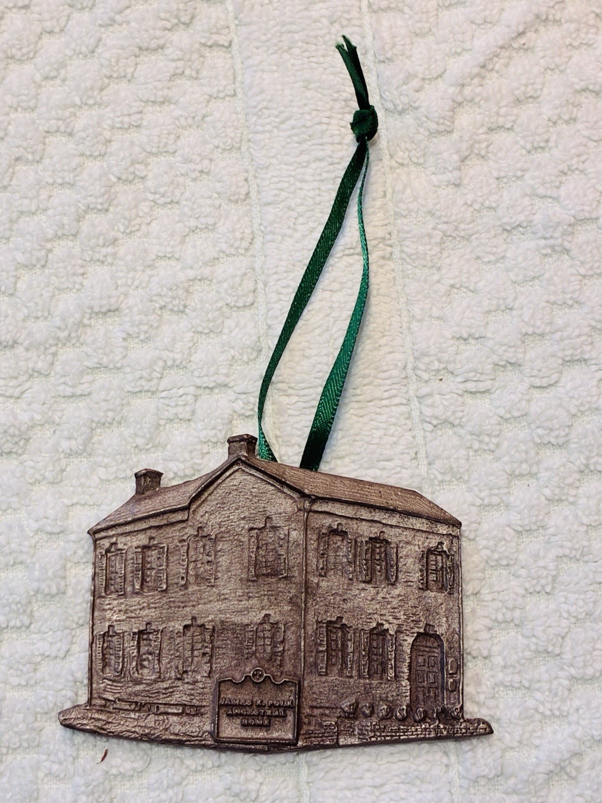 Vintage President James K Polk Christmas Ornament Columbia TN