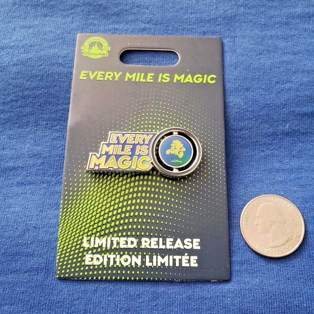 Disney RunDisney - Every Mile Is Magic - Spinner Mickey Limited Edition Pin
