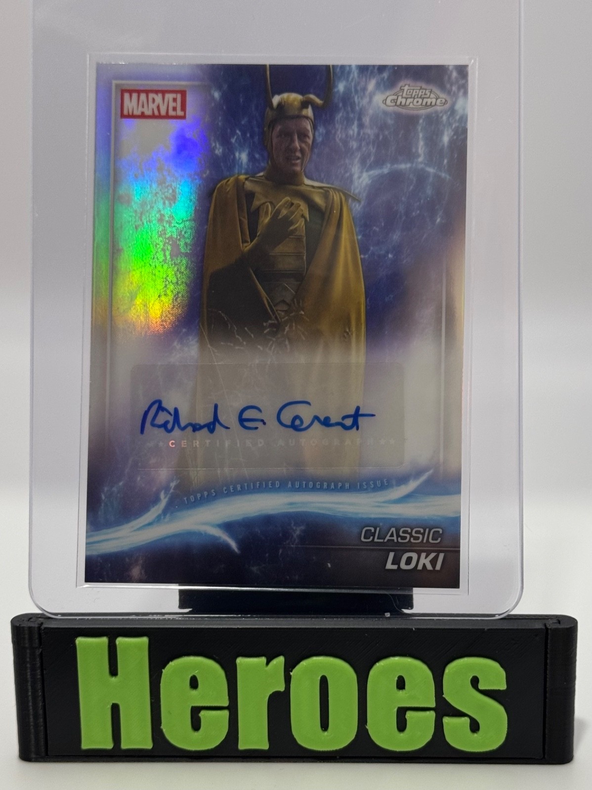 2025 Topps Chrome Marvel Studios #AA-RG, Loki, Richard E Grant Autograph