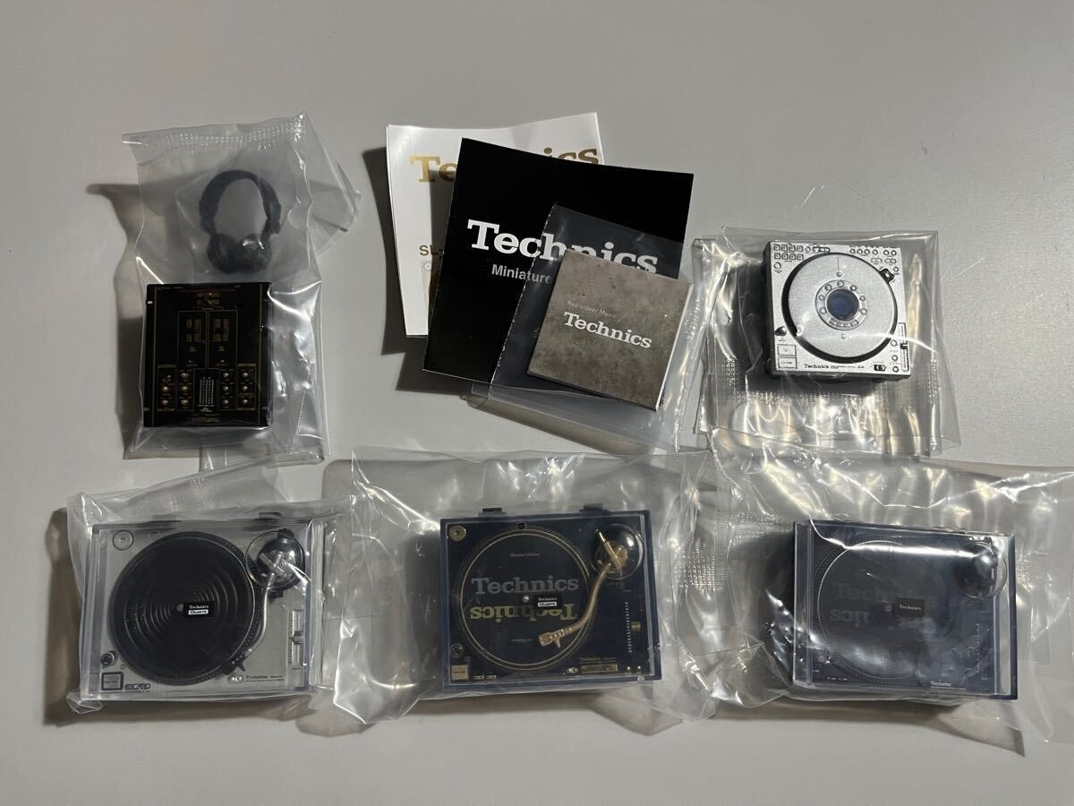 Technics Miniature Collection All 5 Set Capsule Gashapon Toys Figure NEW
