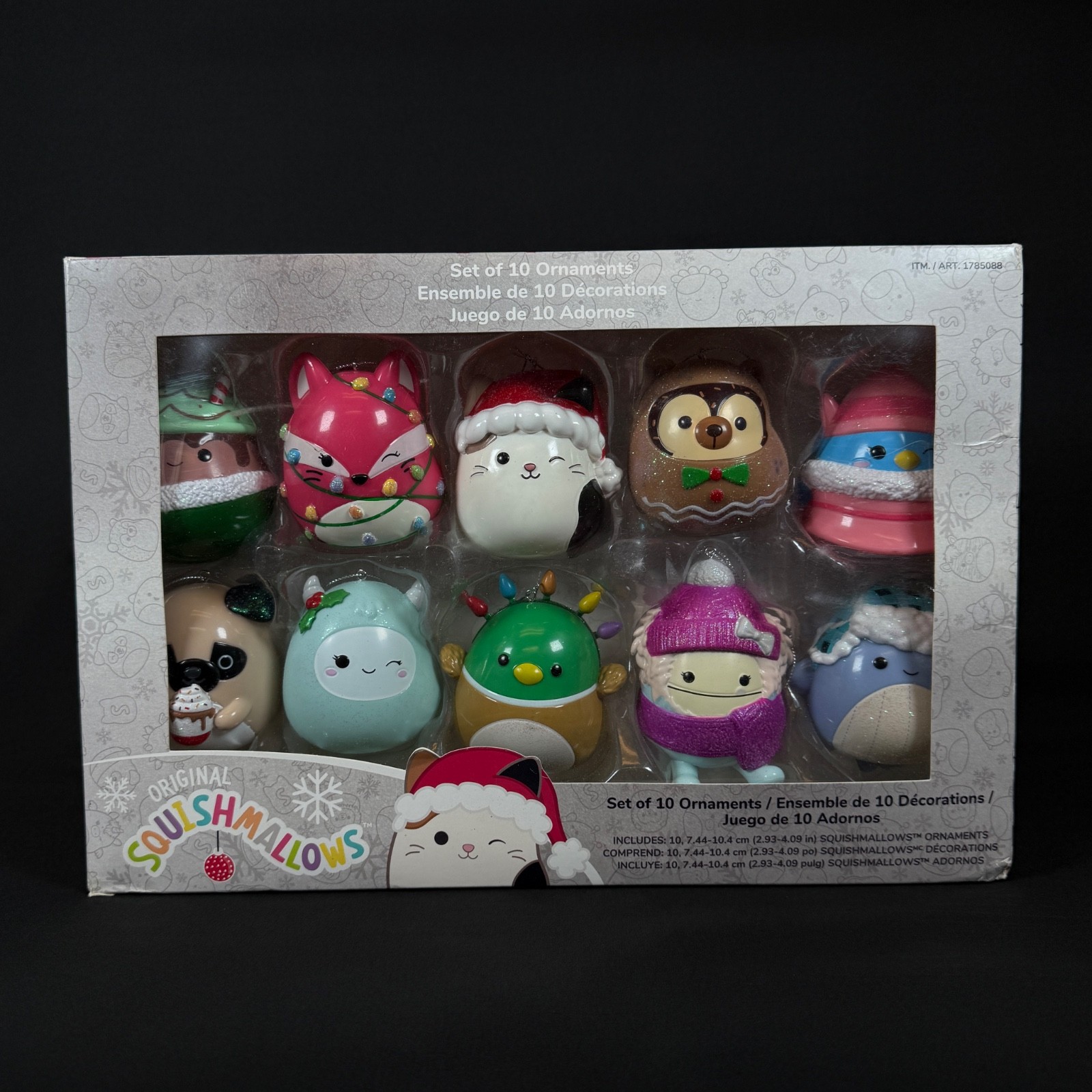 Kurt Adler Squishmallows Christmas Ornaments Set of 10 - 2024 NEW