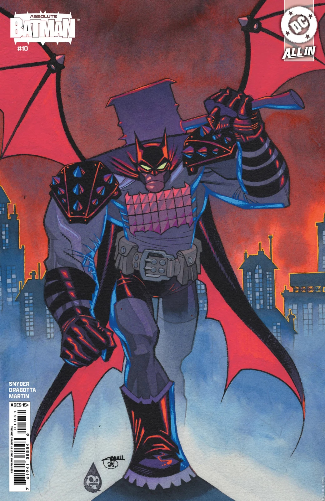 ABSOLUTE BATMAN 10 1:50 SHAWN CRYSTAL VARIANT