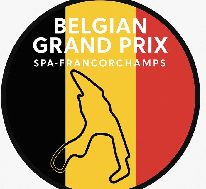 Retro Style Belgian  Grand Prix Spa Francorchamps High Quality Garage Sign