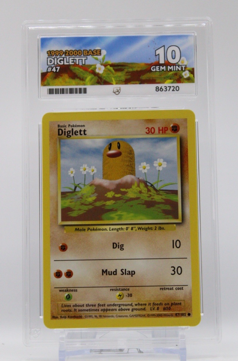 1999-2000, Diglett, #47, Base, ACE 10