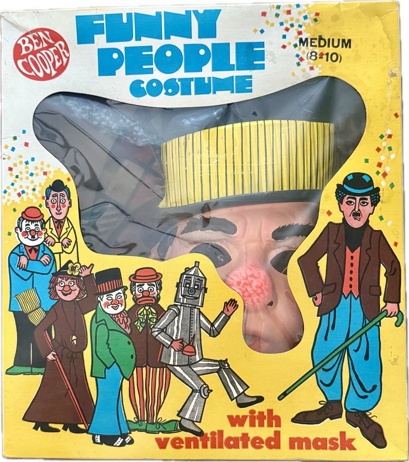 Vintage Ben Cooper Halloween Funny People Costume in Box-EXTREMELY RARE