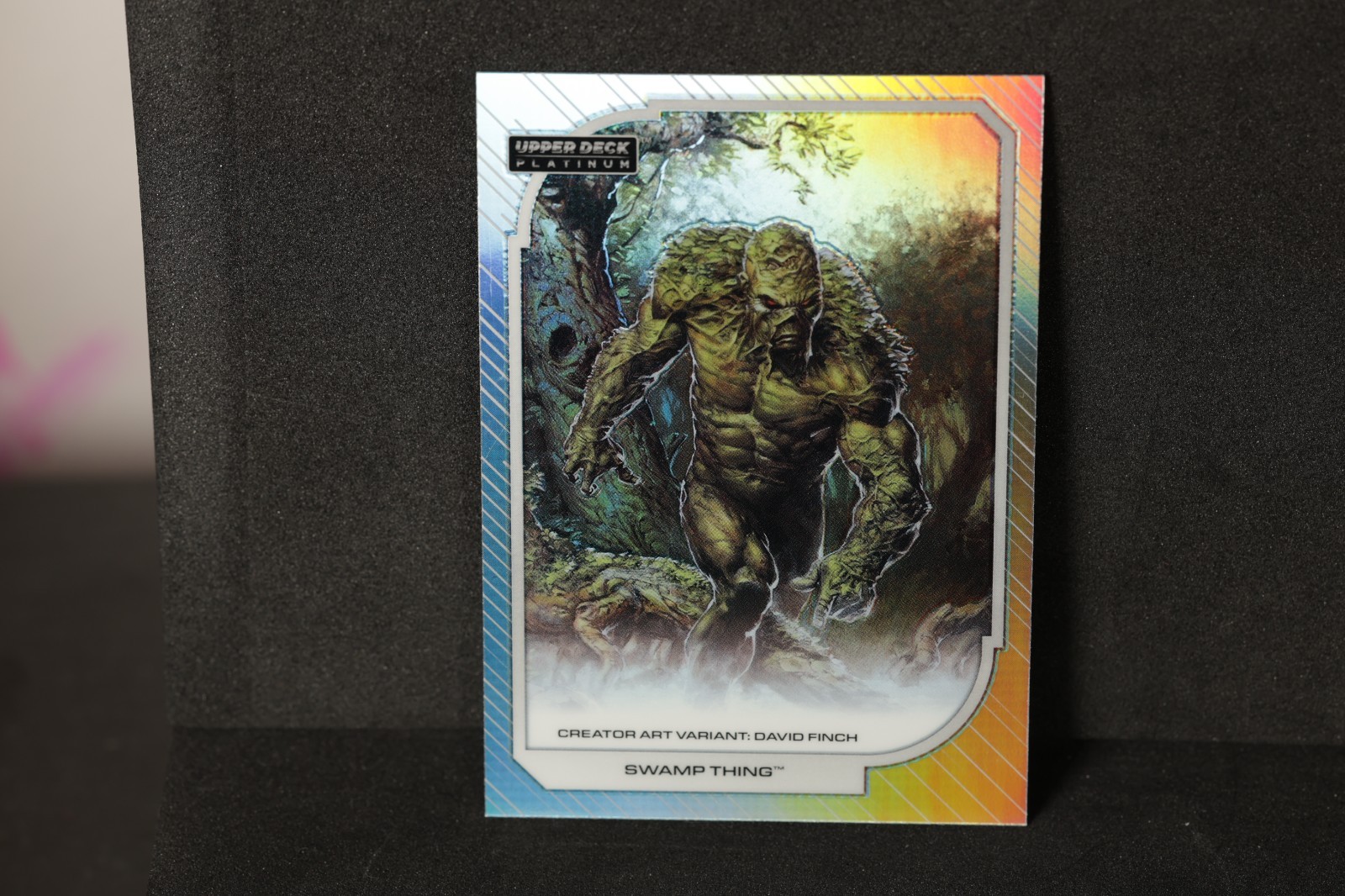 2026 UPPER DECK SWAMP THING CREATOR ART VARIANT RAINBOW CASE HIT #9