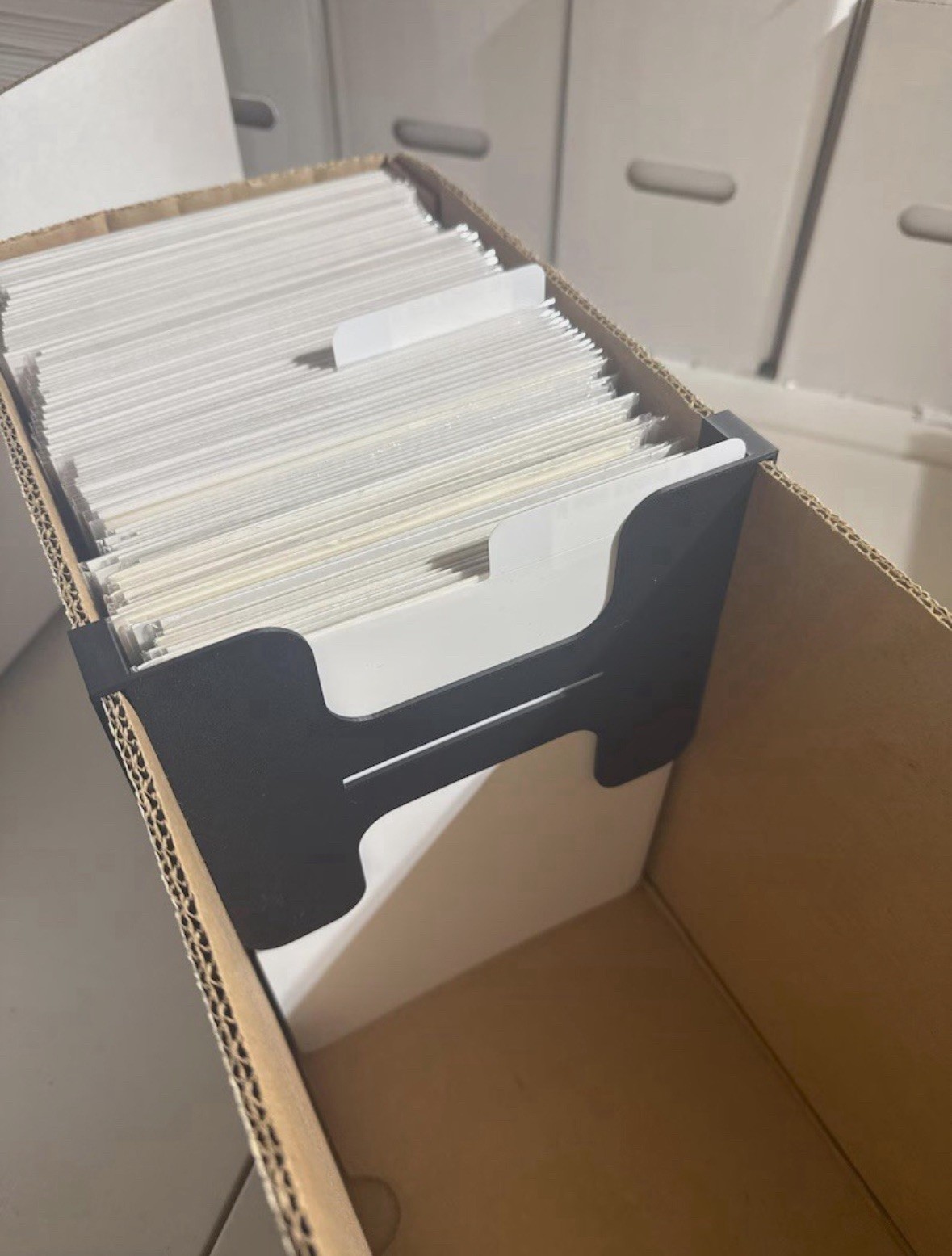 5 Pack Comic Book Box Stoppers – Upright Supports for Short & Long Boxes