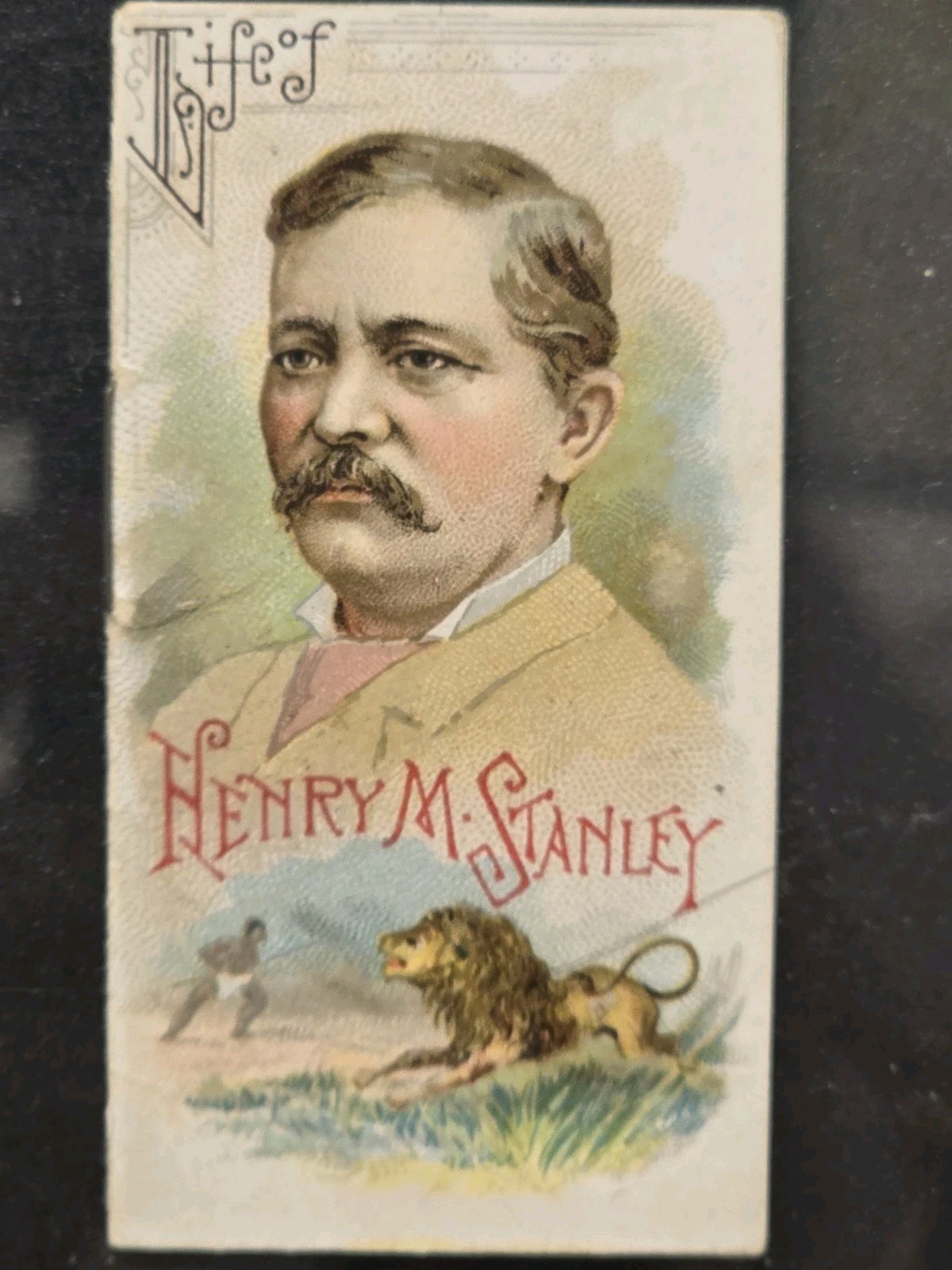 1888 DUKE & SONS, N79 HISTORY OF POOR BOYS: HENRY M. STANLEY (NEAR MINT) 1888 DUKE & SONS, N79 HISTORY OF POOR BOYS: HENRY M. STANLEY (NEAR MINT)