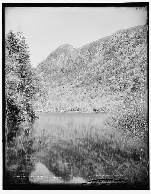Profile Lake Franconia Notch New Hampshire White Mountains 1900s Lake View