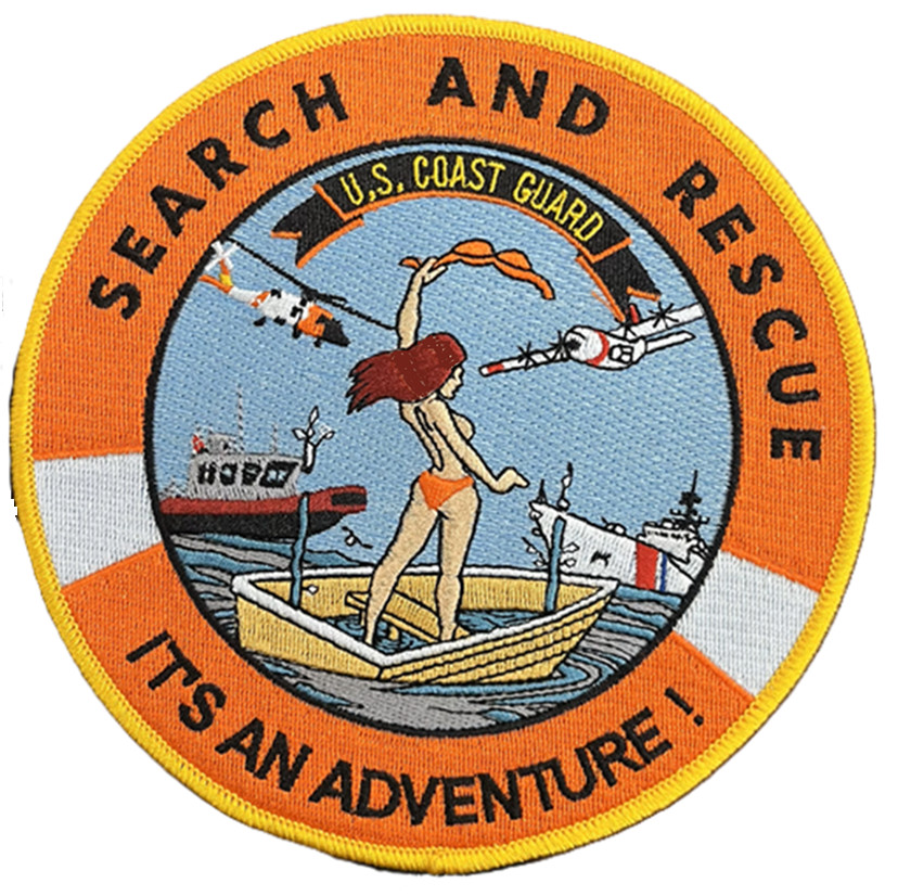USCG Search and Rescue 6 inch patch US Coast Guard