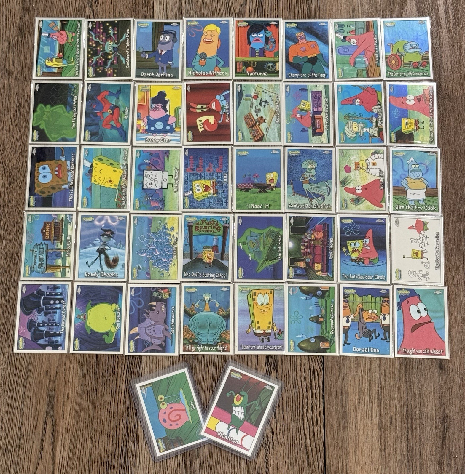 2025 Topps Chrome SpongeBob SquarePants - Lot Of 42 Base Cards (No Duplicates)