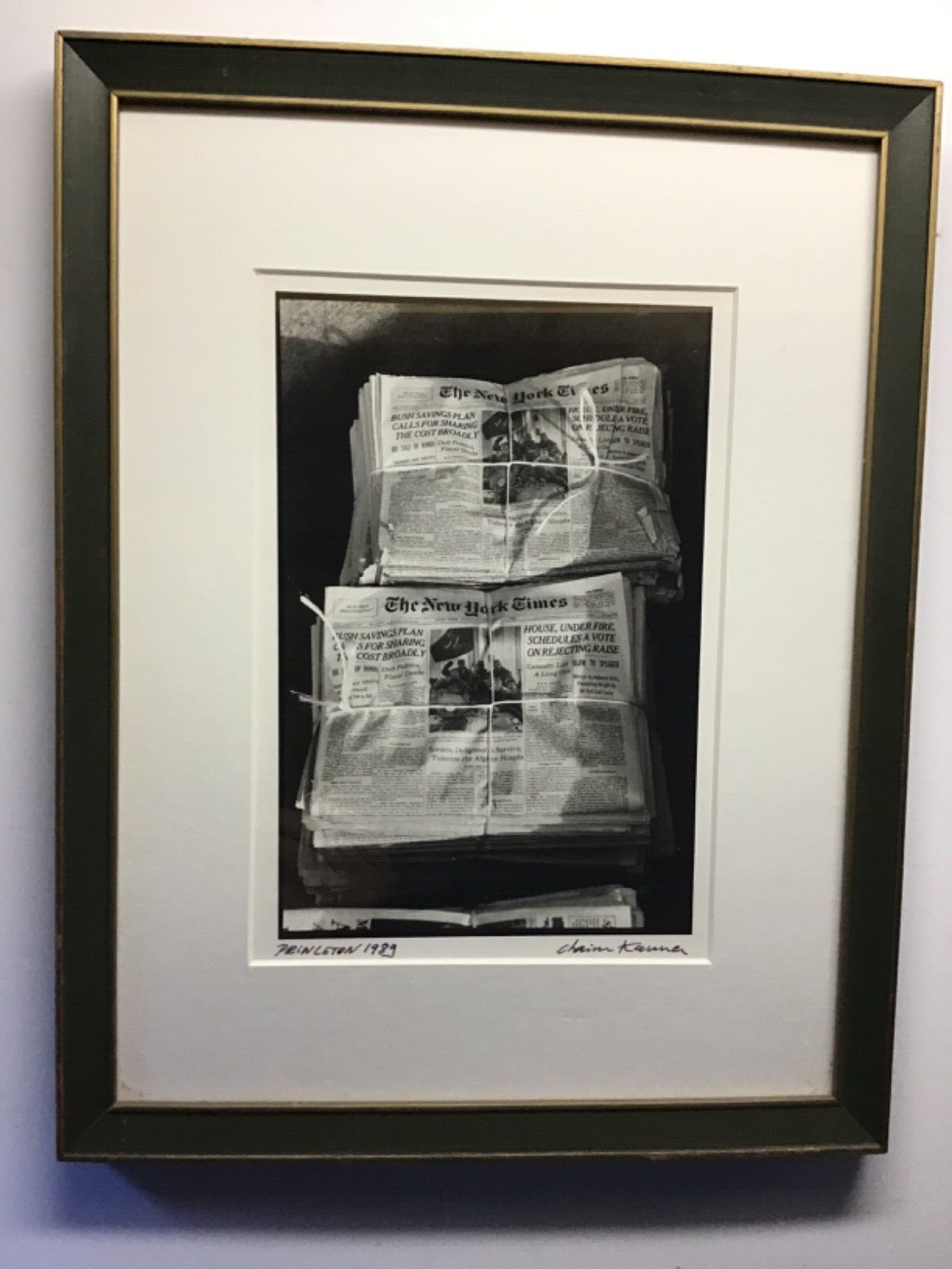 Chaim Kanner Silver Gelatin Photograph \