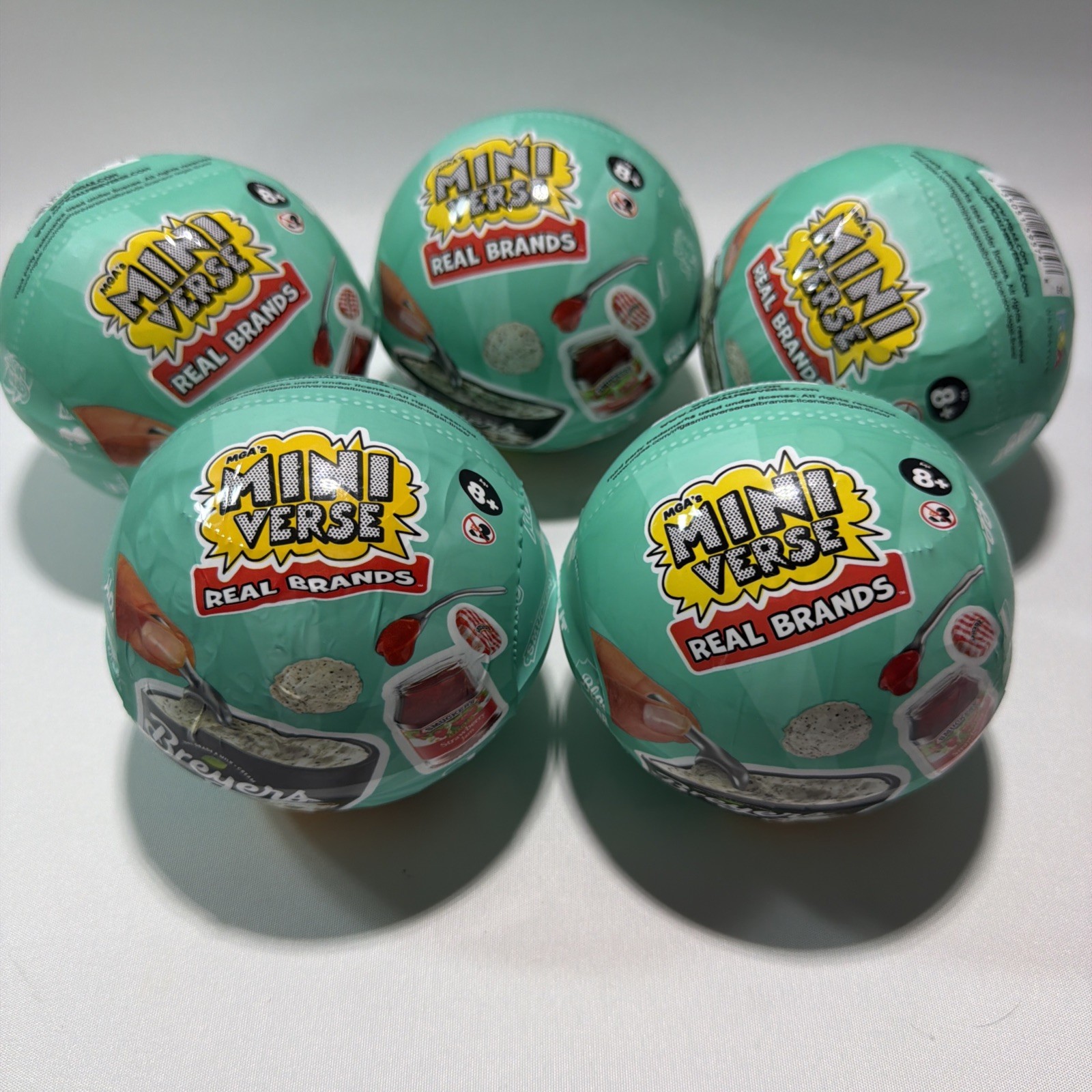 MGA’s Miniverse Real Brands Series Lot of 5 New And Sealed