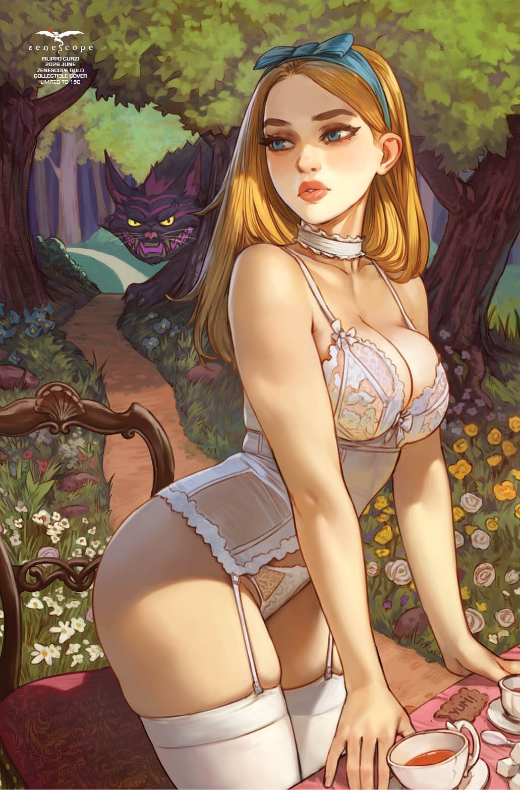 GRIMM FAIRY TALES 2026 DARK CIRCUS COSPLAY PINUP SPECIAL - Gold - Filippo Curzi