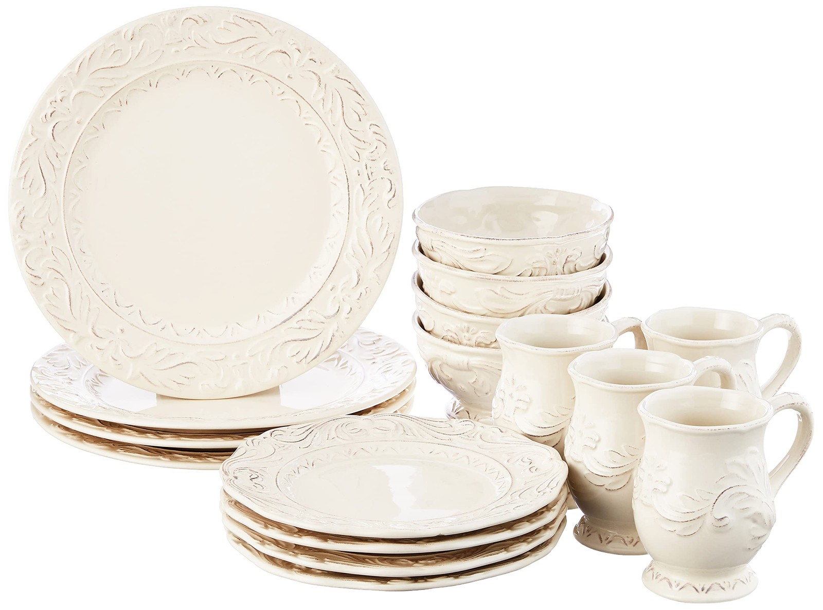 Certified International Firenze 16-Piece Dinnerware Set Service for 4 Multicolor