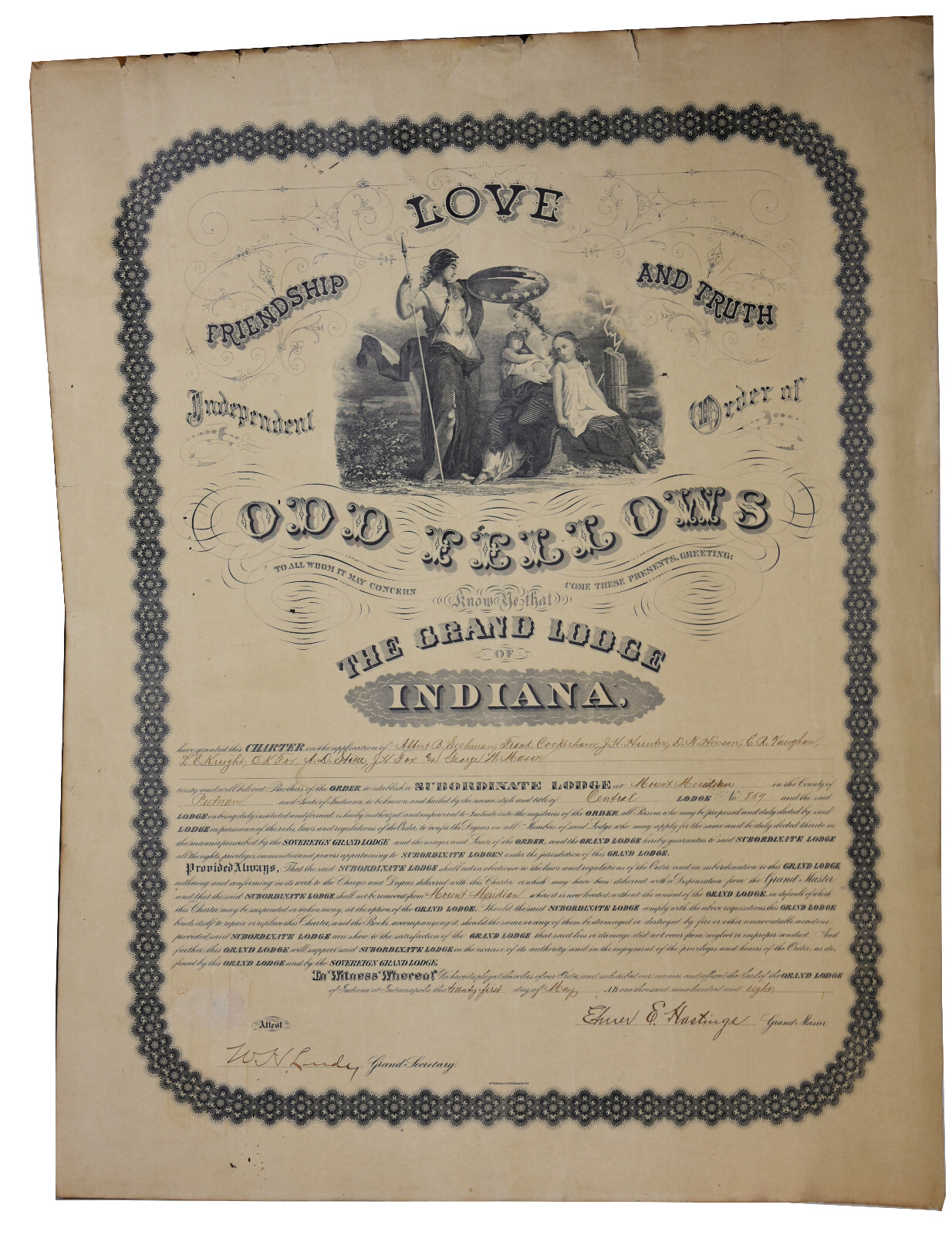 1908 Grand Lodge Indiana 28