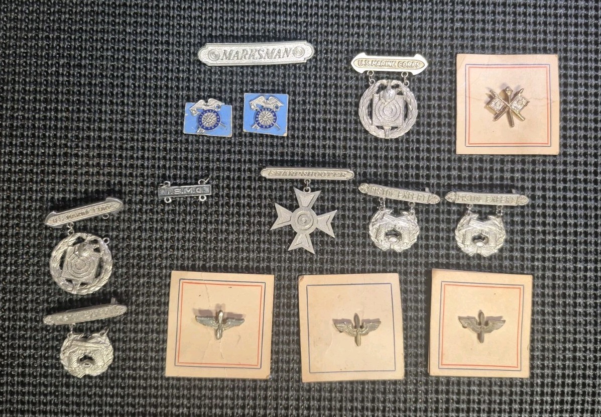 Vintage US Military Pin Lot - See Notes
