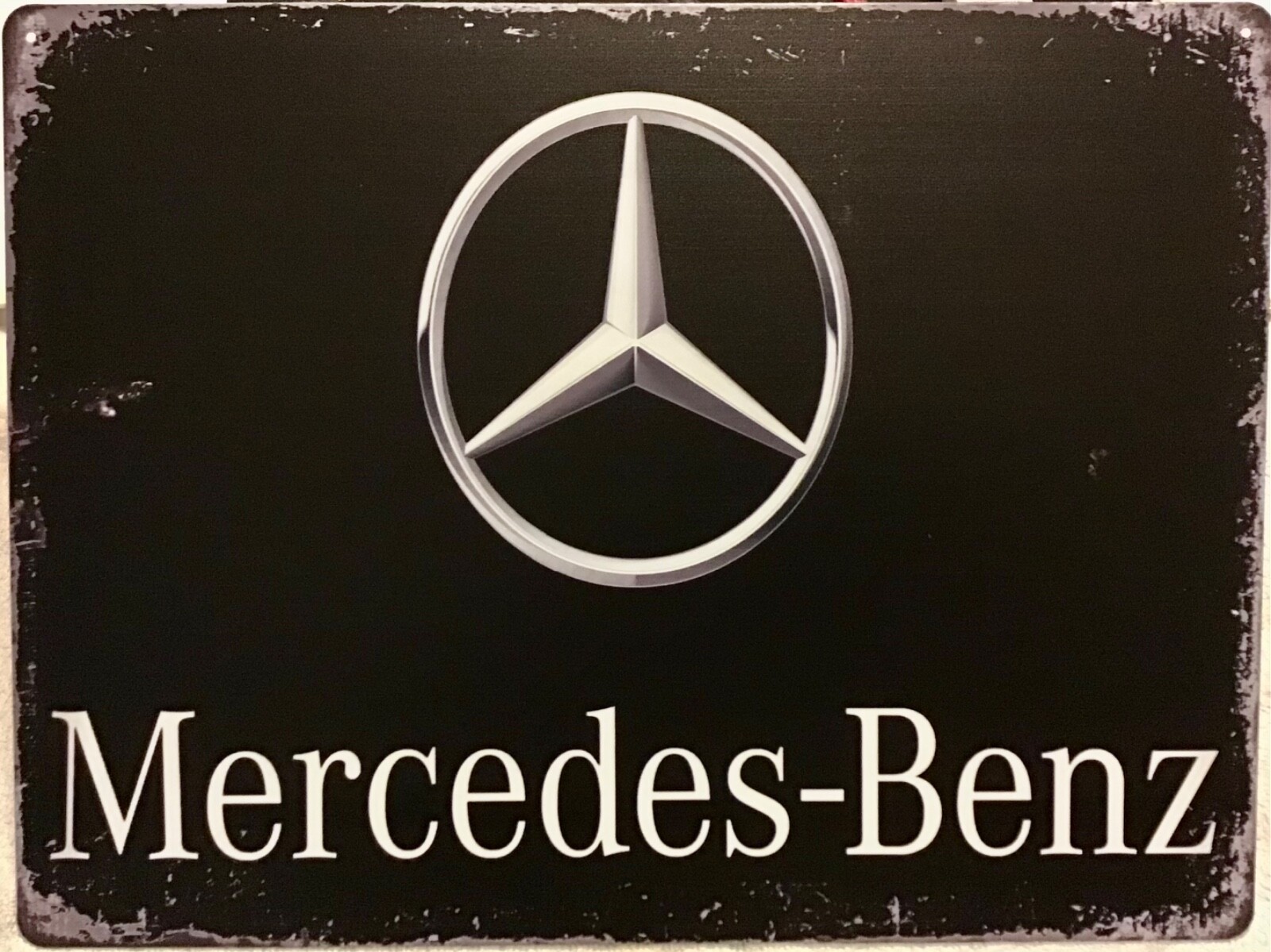 FREE SHIPPING BUY / make OFFER B4 it’s SOLD Mercedes Benz 12x16 TIN SIGN (BO3)
