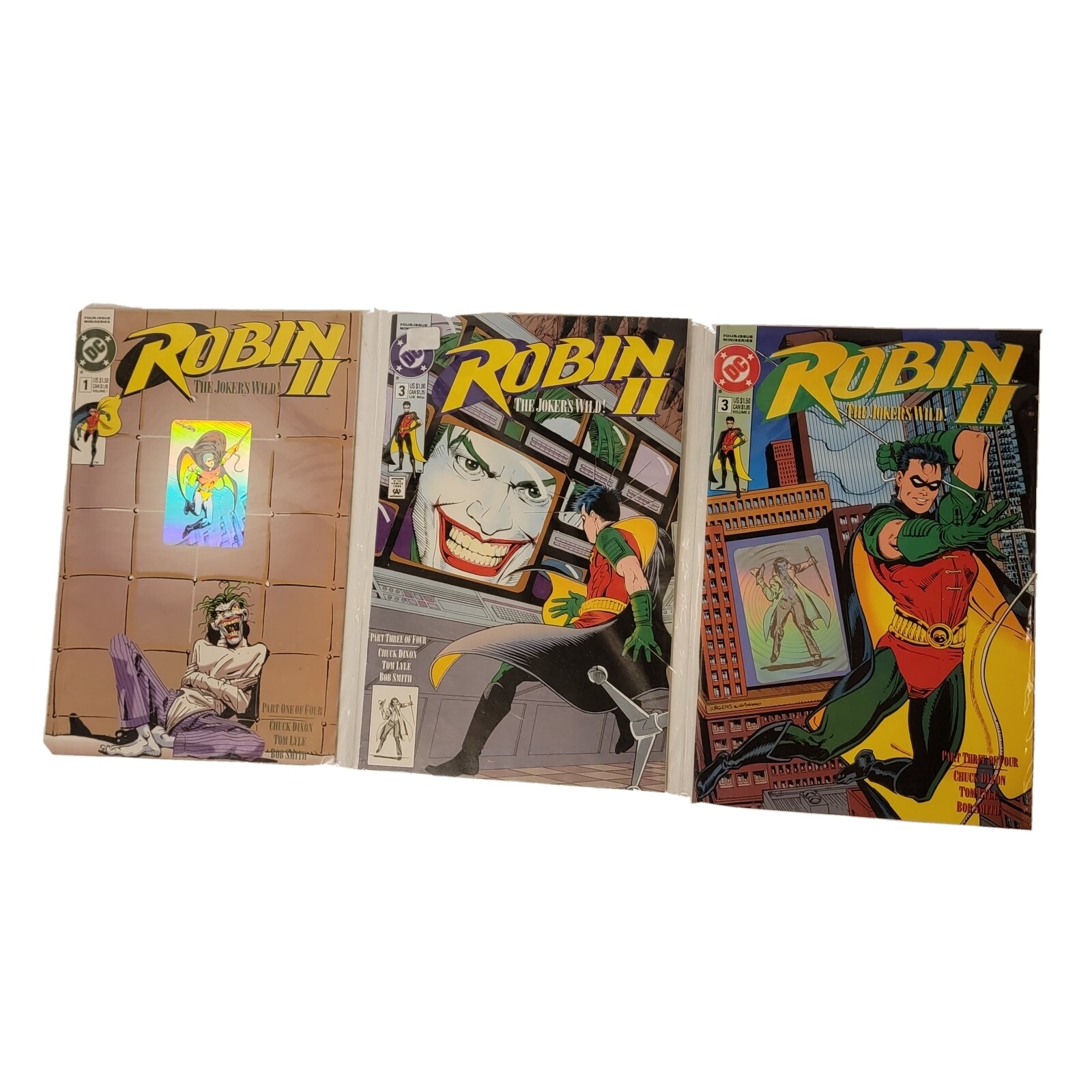 Robin II The Joker's Wild Variant DC Comics #1 #3 Lot of 2Robin II: The Joker's