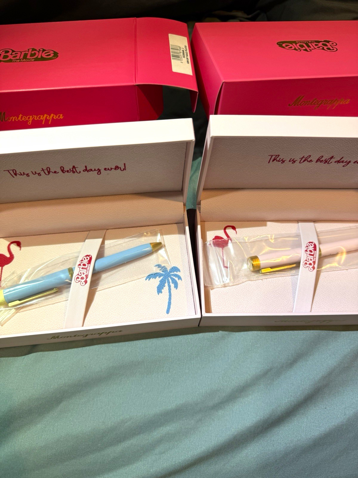Montegrappa Barbie The Movie Pen Set Presentation Box Barbie & Ken Gold Plated