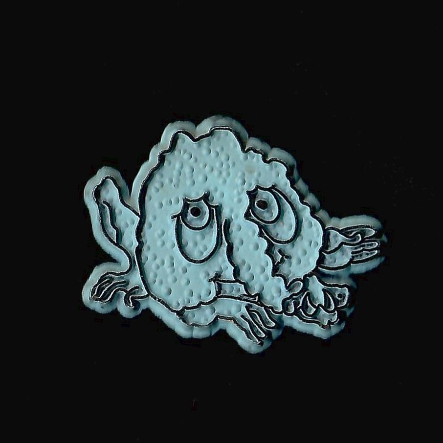 Freakies Snorkeldorf Vtg Rubber Flexible Fridge Magnet 70's Advertising