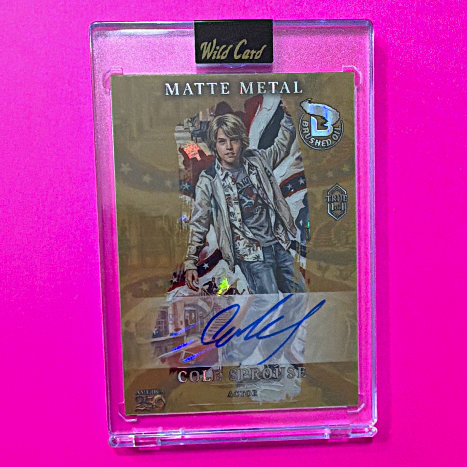 Wild Card Matte Metal 2026 Cole Sprouse Hard Signed Auto Tru 1/1 MMEBOC4-CSA