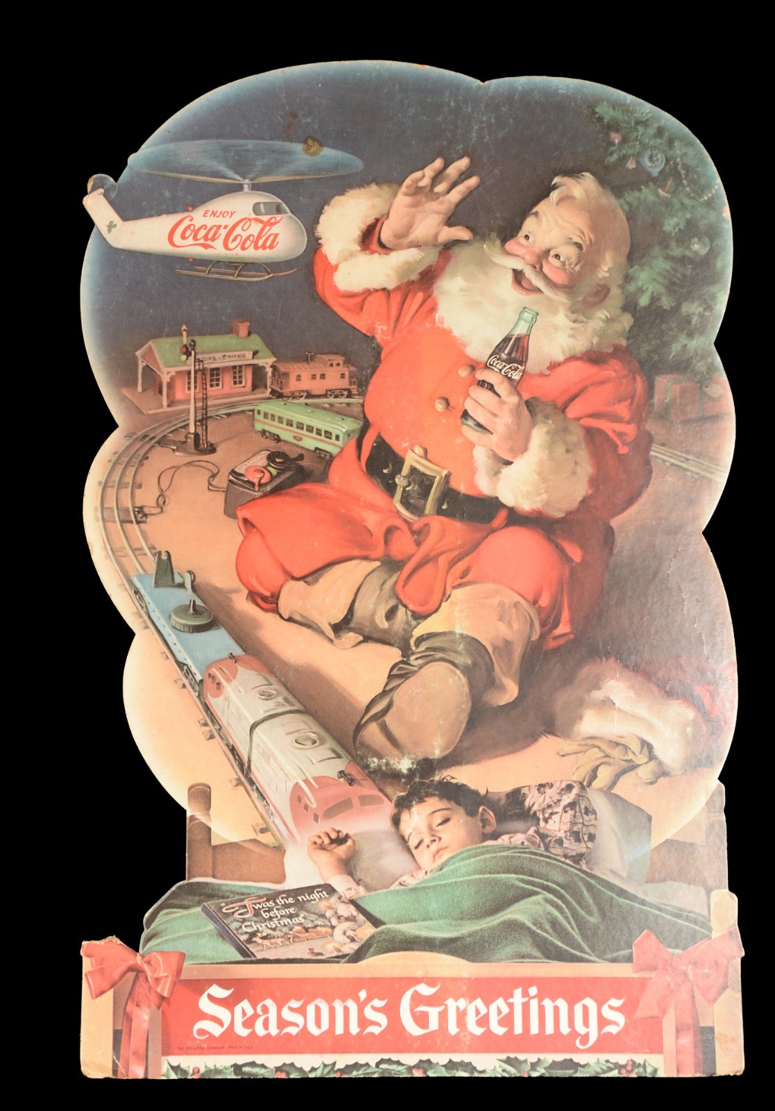Original Coca Cola 1962 Standup Ad 