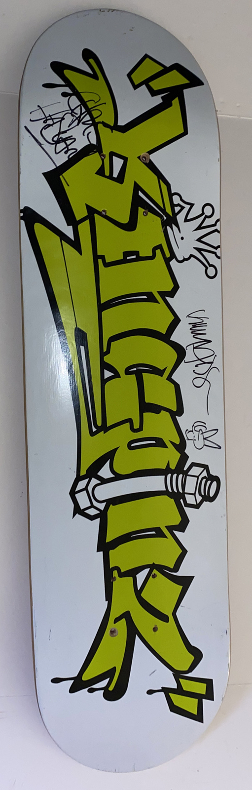 Shaun White and Others Autographs Kingpins Skateboards Full Size Deck