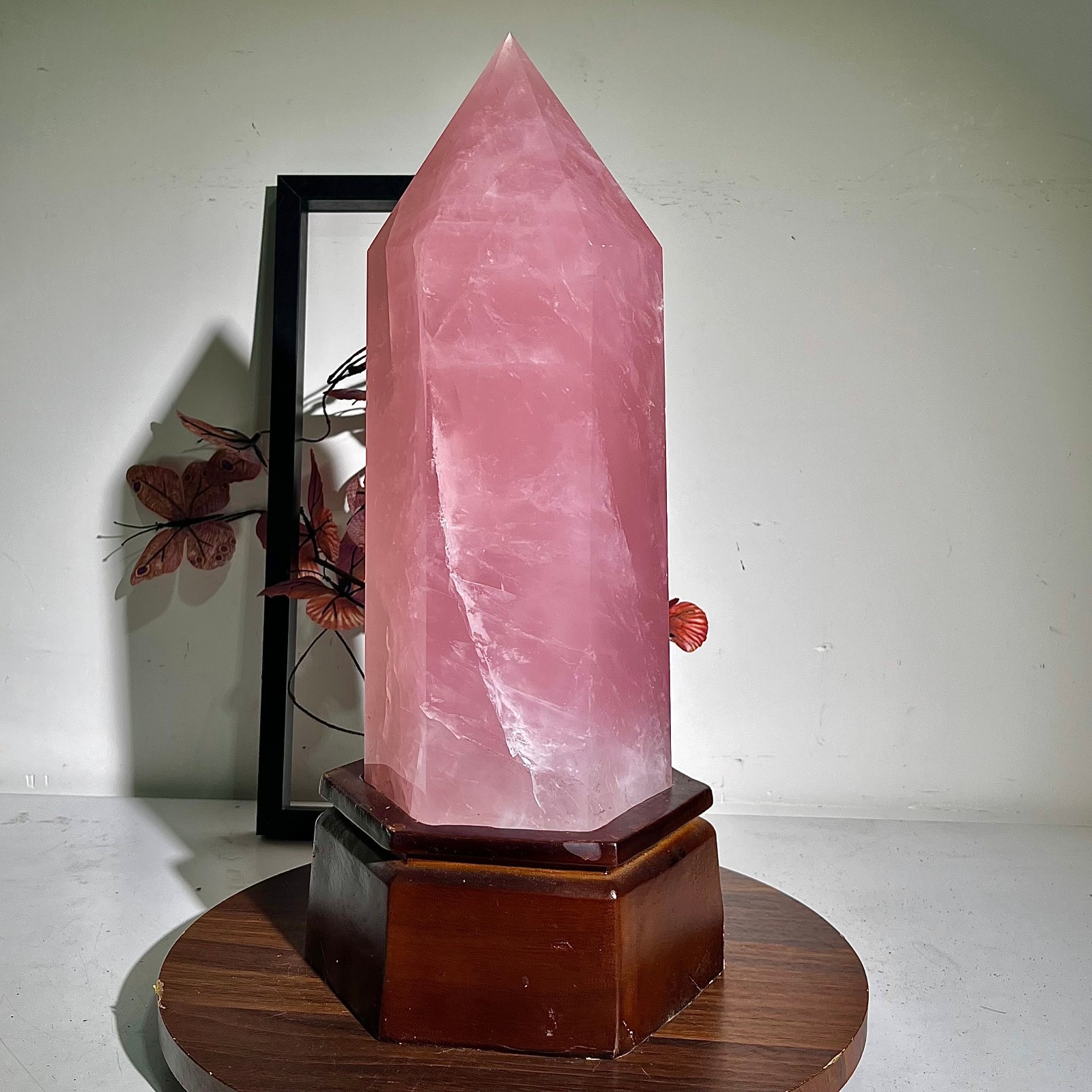 17.72LB   Natural Powder Crystal Column Wand Obelisk Mineral Healing