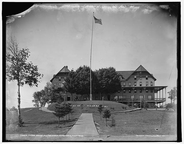 Photo:Old Forge New York Forge House Adirondack Mountains Hotel 1900s