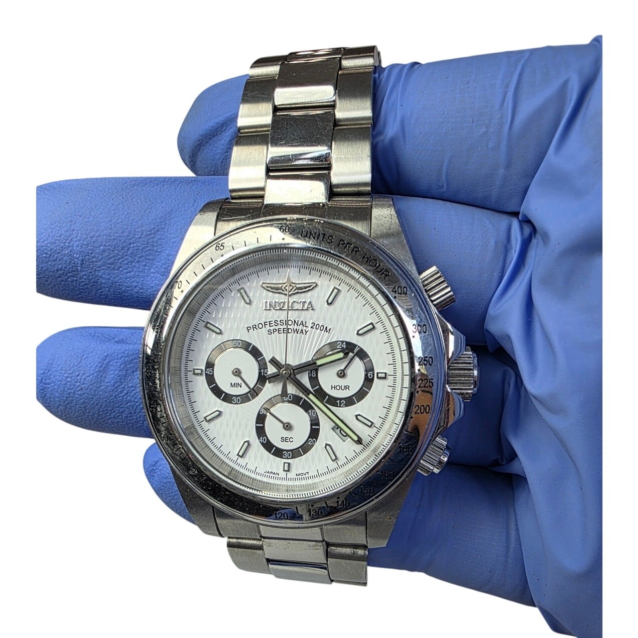 Invicta Speedway Men's Watch 9211, 40mm, Quartz Chronograph, Needs Battery