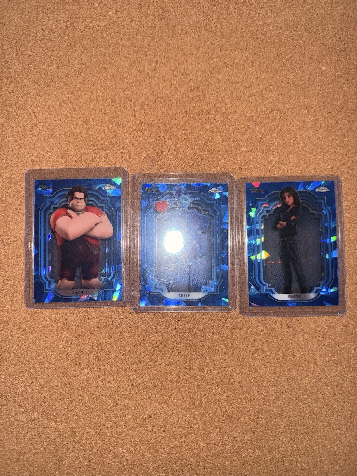 2024 Topps Disney Sapphire Base Lot Of 3, Wreck It Ralph, Sleeved & Top Loaded
