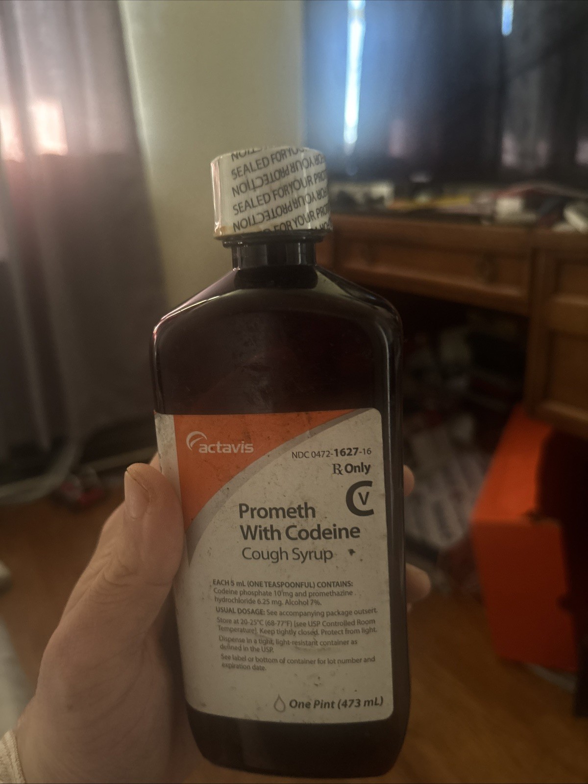 100% Authentic Empty Actavis RX Bottle w/ seal  -NOT A PROP - NO LONGER MADE