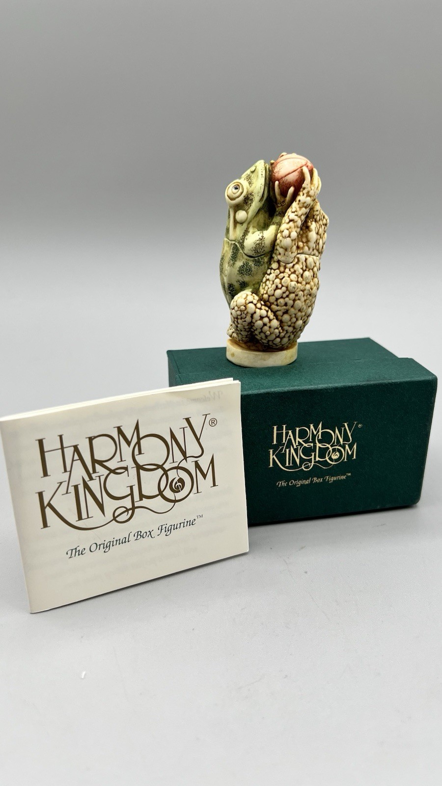 Vtg Harmony Kingdom Jump Shot 527/3600 Signed Martin Perry In Box Mint Condition