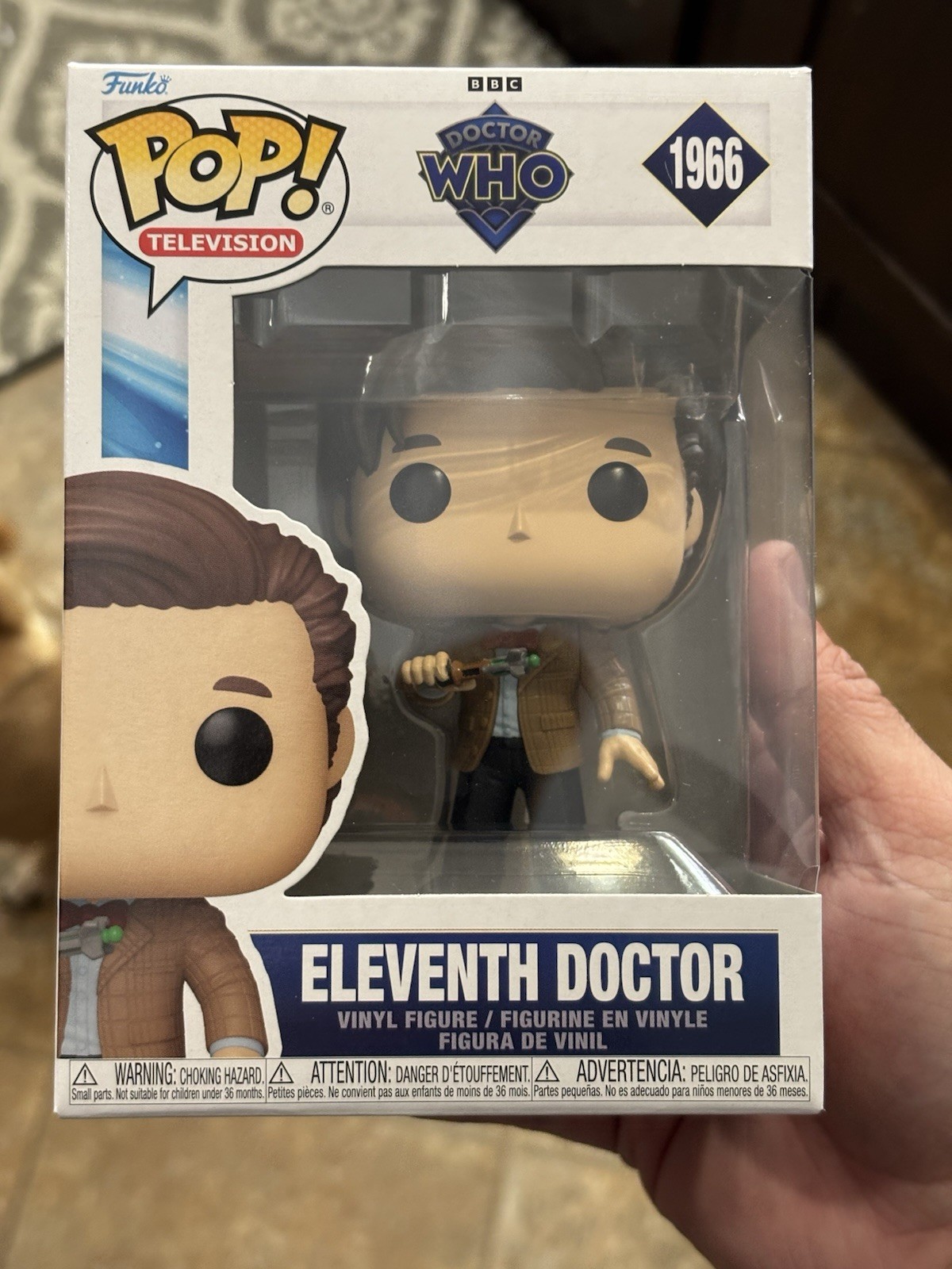 Funko POP Doctor Who Eleventh Doctor Figure 1966 + Protector