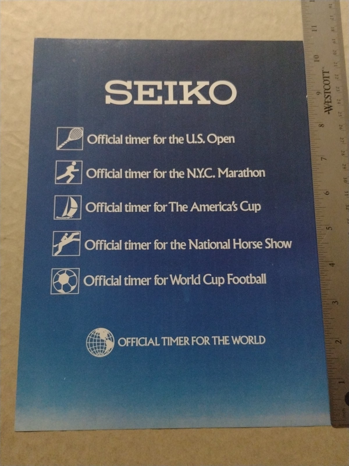 1986-Seiko-Official Timer For The World-Print/AD