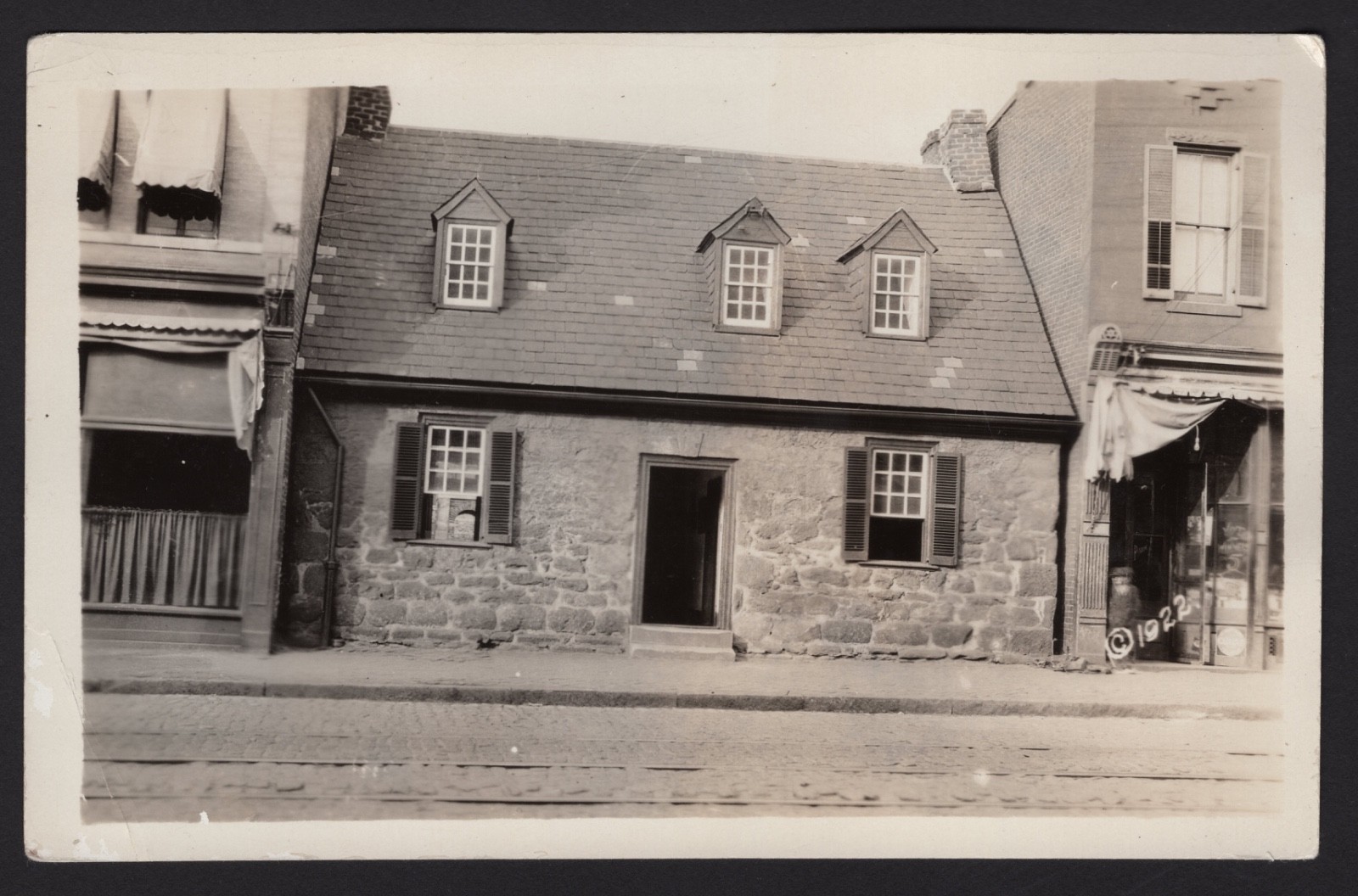 Richmond, Virginia, OLD STONE HOUSE REAL PHOTO POSTCARD. c1922