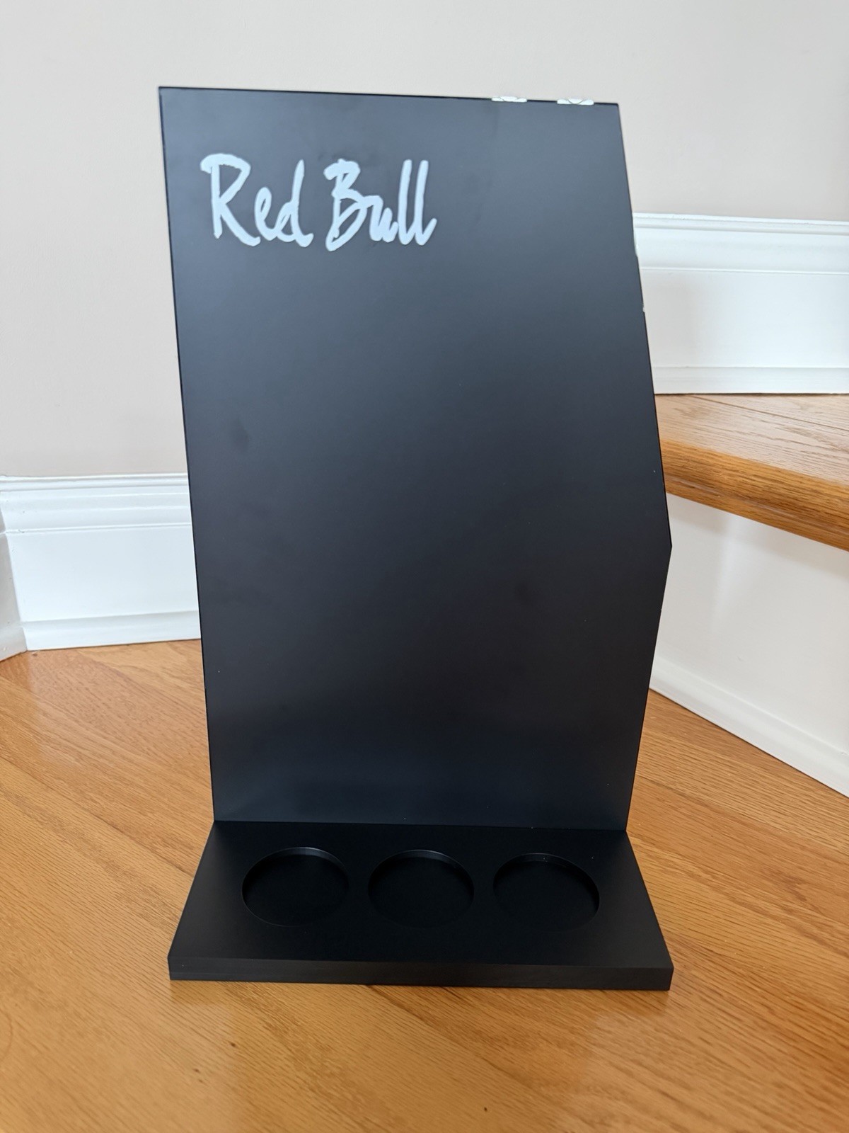 Red Bull Chalkboard Stand (3 Can Slots)