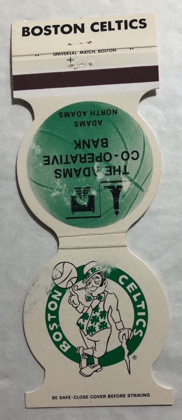 Boston Celtics 1983-84 Matchbook Cover Boston Celtics 1983-84 Matchbook Cover