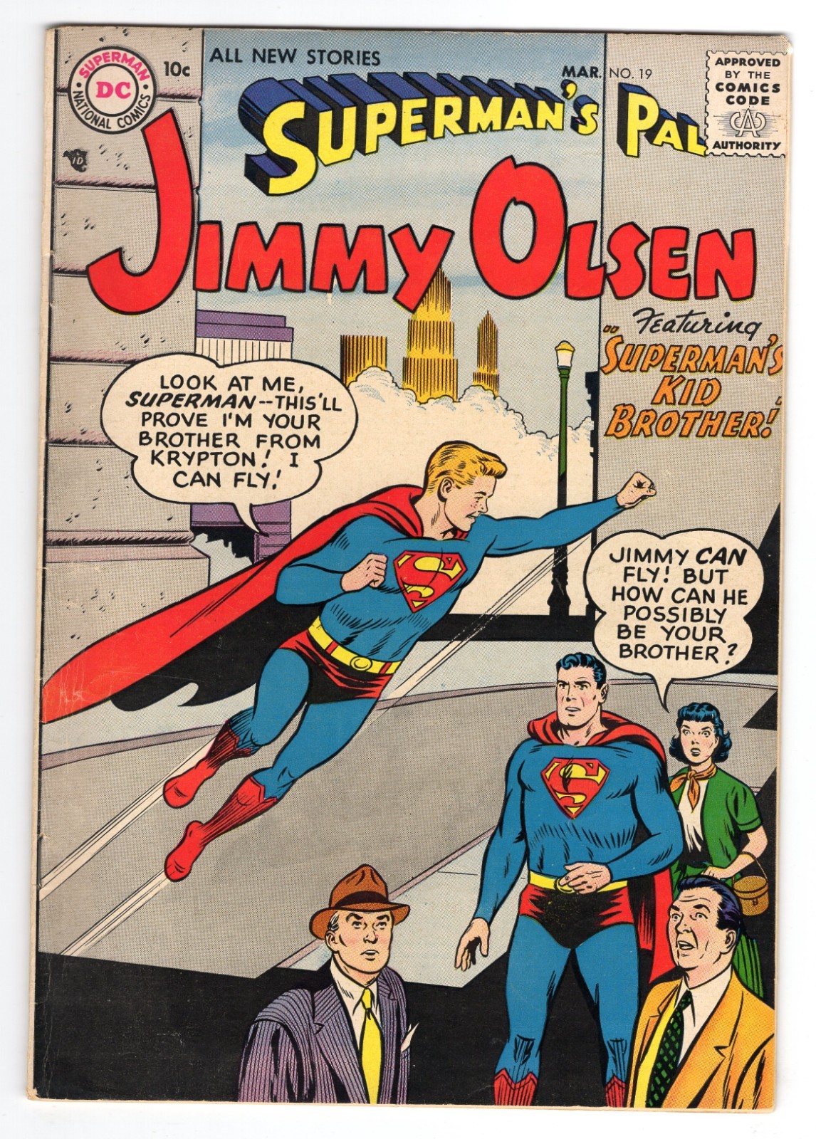 Superman's Pal Jimmy Olsen 19 1957 DC Comics VG+ 4.5 Perry White Lois Lane