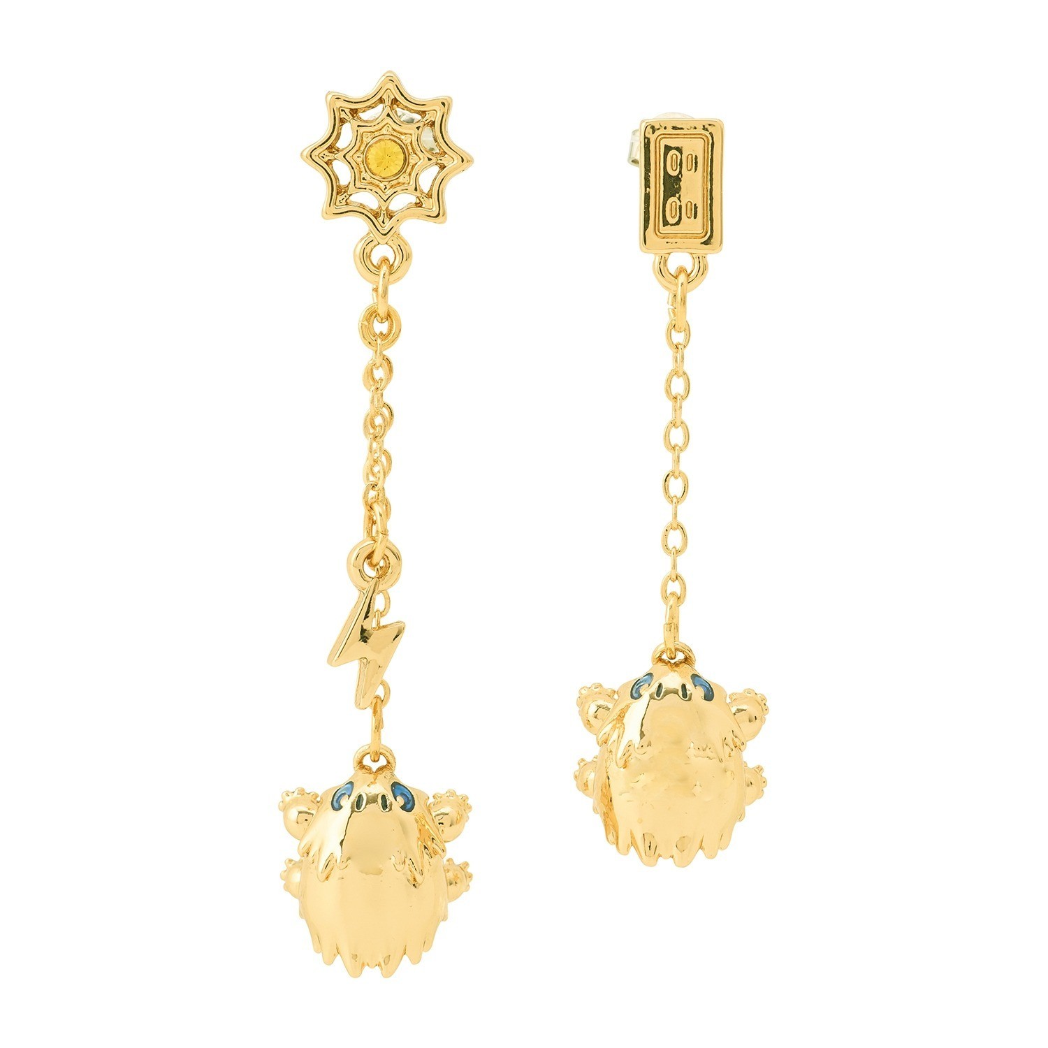 2026 NEW Pokemon Center Original Denki Dedenne & Joltik Pierced Earrings