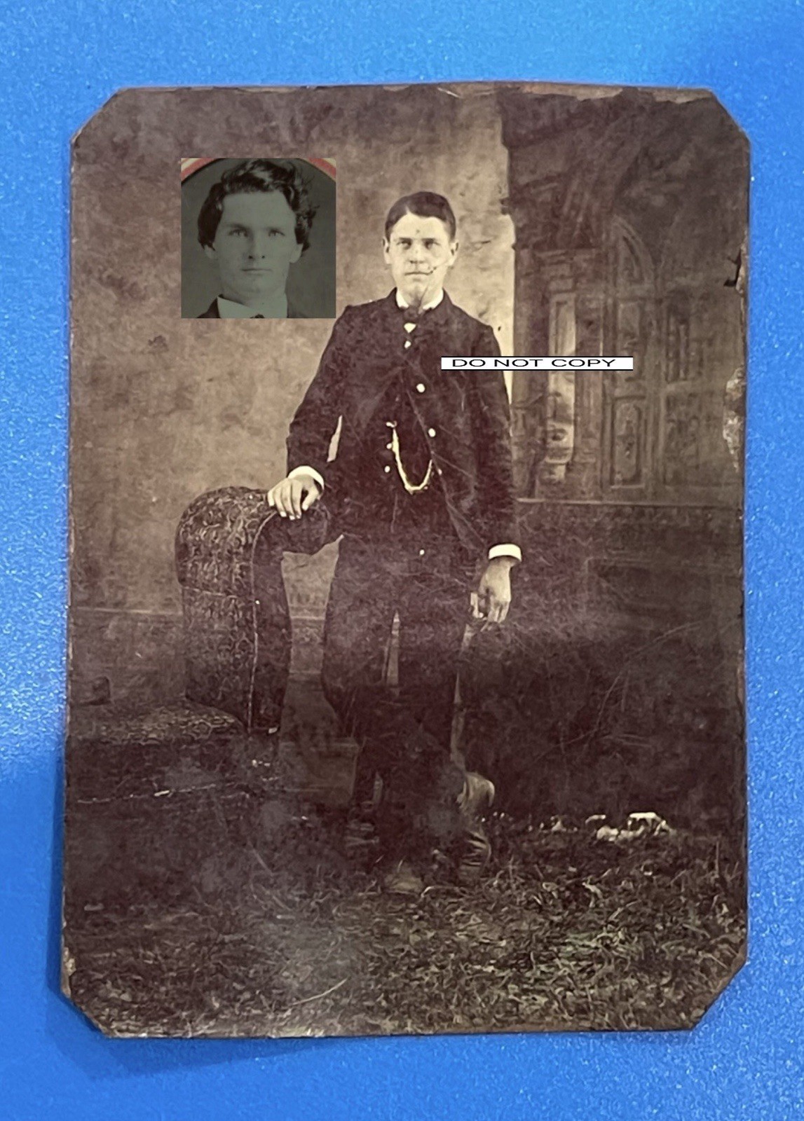 SCARCE ~ Frank McKnab Tintype Photo. Billy The Kid Gang Member. One Of A Kind
