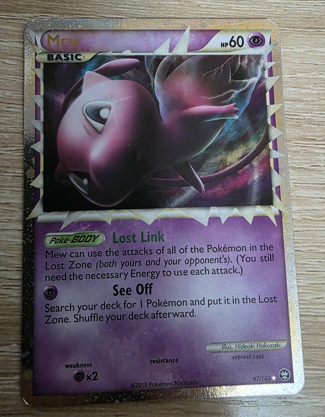 Mew Prime Pokemon Triumphant 97/102 Holo Rare - Pokémon TCG