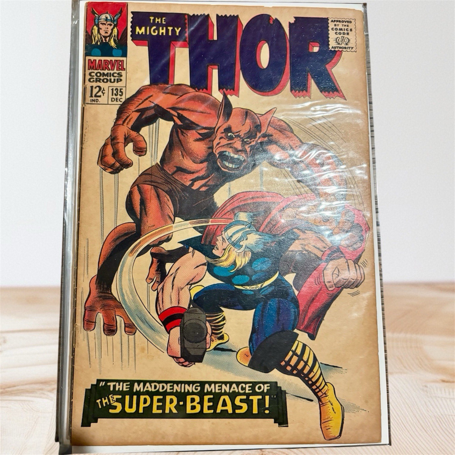 The Mighty Thor #135 Marvel Comics 1966 Stan Lee Jack Kirby Silver Age Vintage